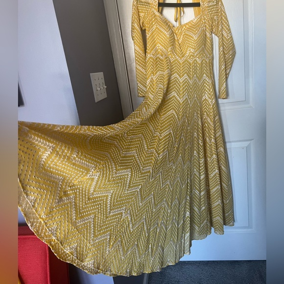 designer anarkali set - Picture 9 of 12